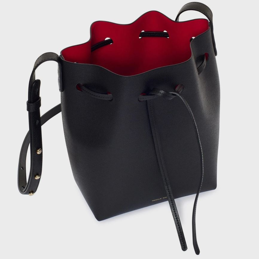 Women's Mansur Gavriel Mini Bucket Bags Black | AU 8965LC